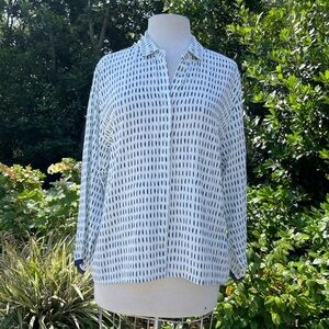 Dr. Bloom "Copos" long sleeve button down top - size M